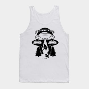 we are not alone area 51 Tank Top